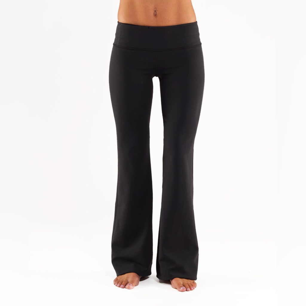 Lululemon Groove Yoga Pant In Heathered 6 Regular Full Length